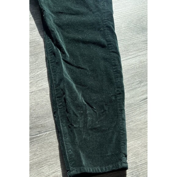 Paige Hoxton Ankle Women's dark green Velvet Jeans / Pants Sz 31 - Picture 2 of 6